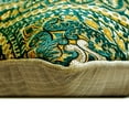 thumbnail image 2 of The HomeCentric Decorative Thow Pillow Covers Dark Green & Mustard Pack of 2, 22"x22" (55x55 cm) Jacquard Damask, Woven & Tapestry Cushion Covers For Couch, Damask Modern Style - Timeless Tapastries, 2 of 5