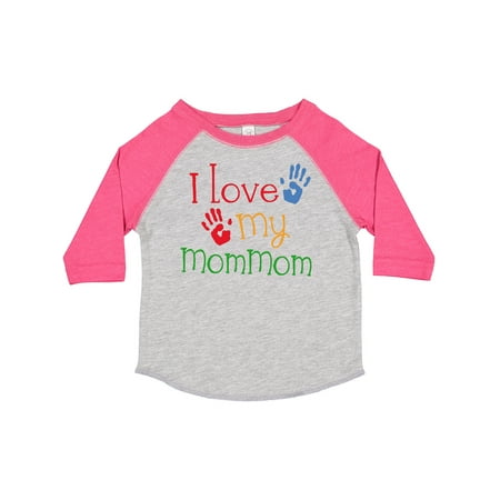 

Inktastic I Love My MomMom Gift Toddler Boy or Toddler Girl T-Shirt