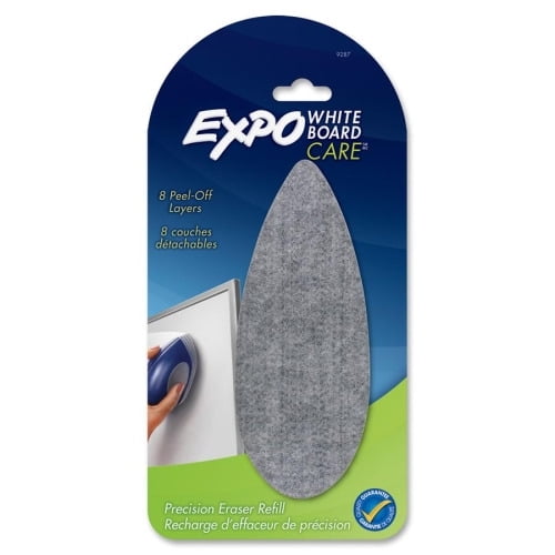 Expo Eraser Pad Refill Whiteboard Eraser - Felt - 1Pack - Gray