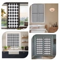 thumbnail image 6 of Vintage Farmhouse Window Privacy Film Black White Buffalo Check Plaid Decorative Glass Window Film UV Blocking Static Cling Non-Adhesive Sticker Covering for Home Door 23.6 x 59 inches, 6 of 8