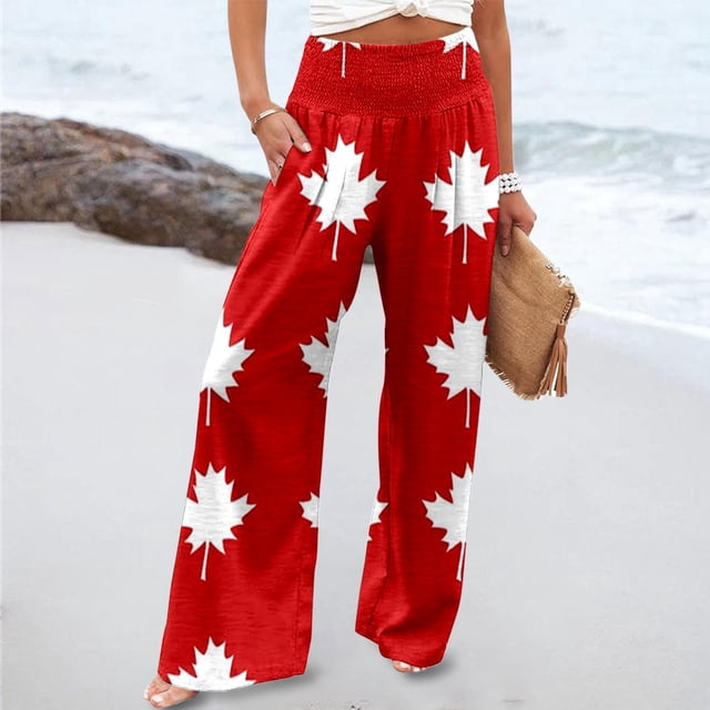Women's Casual Pants Loose Fit Floral Print Comfortable Pants For Home Outdoor Party Spring Summer Fall Versatile Basic Trousers Womens Pants Casual Work Pattern Womens plus Size Casual Pants Suits