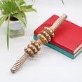 thumbnail image 4 of Wood Massager Roller Handheld Massage Trigger Point Muscle Release Roller, 4 of 8