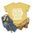 thumbnail image 6 of Your English Teacher and Your Gym Teacher Block - Women's Garment Dyed Tee, 6 of 10