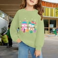thumbnail image 2 of FDDMis Christmas Sweatshirts for Family Christmas T Shirts 5t White Tshirts Boys Sweatshirt for Teen Girls Size 5 Girls Clothes Tween Clothes Size, Light Green 5-6 Years, 2 of 6