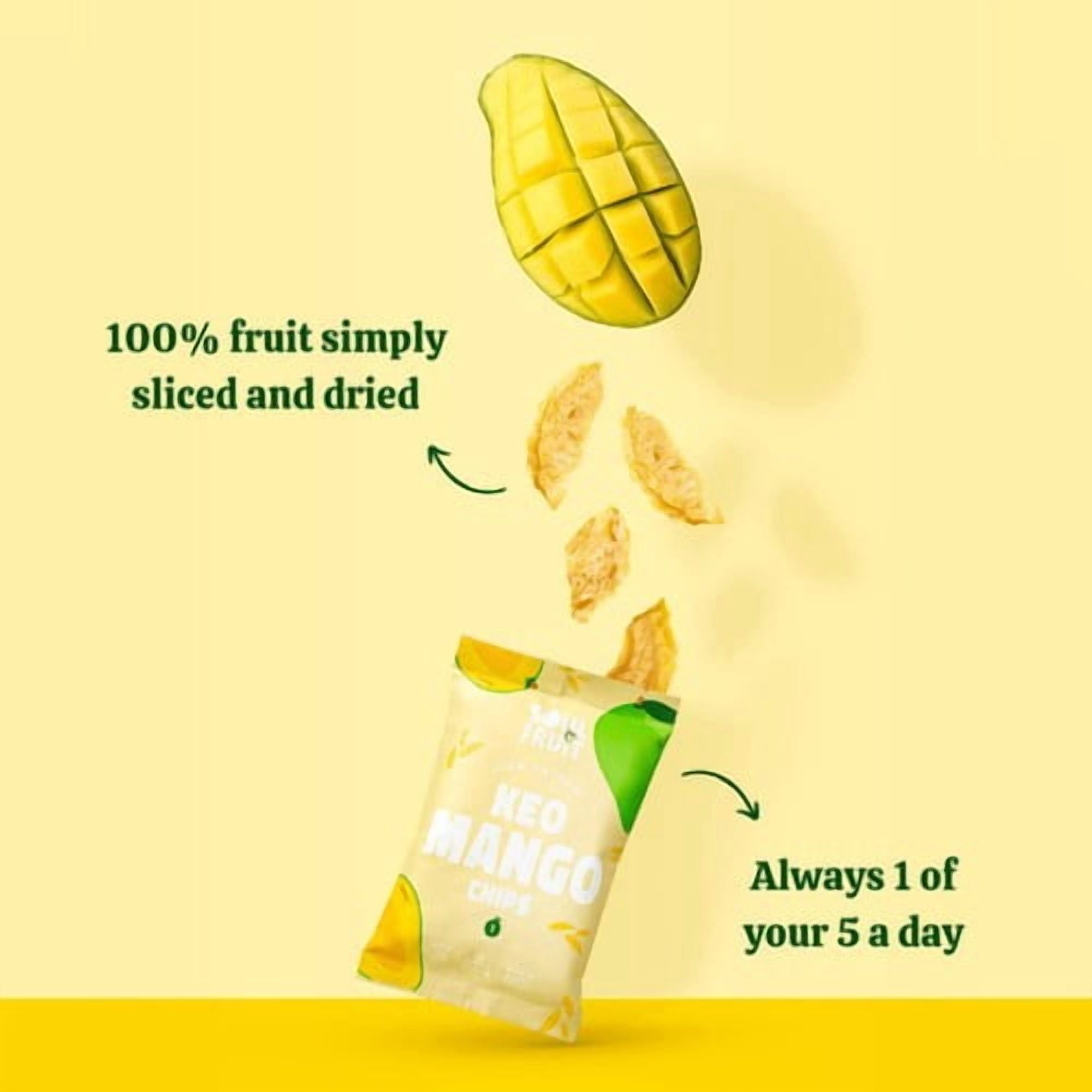 Soul Fruit Freeze Dried Mango Crisps 20g, British Import (Pack of 2)