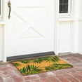 thumbnail image 2 of Tropical Welcome Mat for Outdoor Entrance, Coco Coir Palm Leaf Plant Doormat for Front Porch, Patio (30 x 17 In), 2 of 8