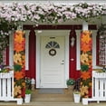 thumbnail image 2 of SEANATIVE Thanksgiving Fall Porch Sign Maple Leaves Welcome Hanging Banners Set of 2 Hanging Banner for Front Door Garden Home Yard Party Decor, 2 of 7
