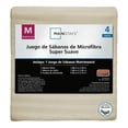 thumbnail image 1 of Juego De Sábanas Mainstays Matrimonial Liso Beige, 1 of 4