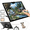 A3-D40-Black-2500mAH Battery, variant on TOHETO A4 Light Pad Light Acrylic Panel Copy Board Tracking Pad for Diamond Painting Sketch Animation Sketching Weeding Vinyl X-ray Viewing