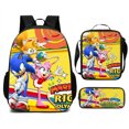 thumbnail image 1 of Rick And Morty School Bag Three-piece, Multi-size Backpack, Student School Bag, 1 of 3