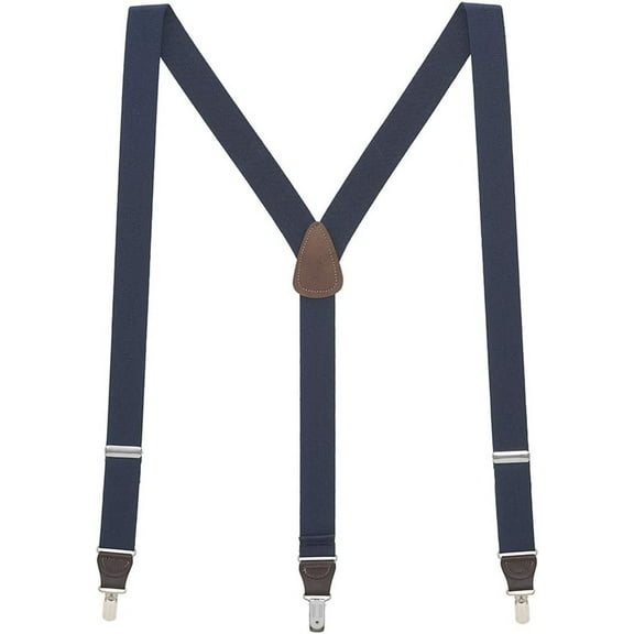 SuspenderStore 1.25-Inch Elastic Y-Back Suspenders - Small Pin Clip - Many Colors & 3 Sizes
