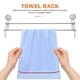 thumbnail image 2 of GOOHOCHY Toallero de pared de doble barra con ventosa para baño, 2 of 8