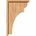 thumbnail image 3 of 5 1/2"W x 14"D x 22"H Yorktown Smooth Corbel w/Backplate, Western Red Cedar, 3 of 9