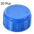 thumbnail image 3 of Uxcell G Pipe Fitting Cap, Female Thread Hose Connector, for Garden and Outdoor Water Pipes End, 20Pcs Blue G3/4, 3 of 5