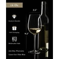 thumbnail image 4 of Copas de vino JBHO, cristal de estilo italiano soplado a mano, 540 ml, 4 unidades, 4 of 9