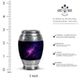 thumbnail image 2 of JAGASY Purple Stars Urns for Ashes for Mom - Small Urns for Human Ashes Keepsake - Memorial Mini Urn for Brother - Handmade Funeral Urn for Sister - ( 3 Inch), 2 of 7