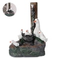 thumbnail image 1 of Estatua De Jardín De Animales, Fuente De Agua De Pato Resistente A La Intemperie, Decoración De Fuente De Pato, Figuritas De Pato De Resina, Escultura Para Jardín, Patio, Césped, 1 of 6