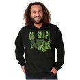 thumbnail image 4 of Funny Oh Snap Turtle Animal Pun Hoodie Sweatshirt Women Men Brisco Brands S, 4 of 6