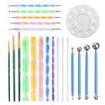 thumbnail image 1 of Ensemble de 25 Pcs d'Outils de Pointillage, Ensemble Créatif Assorti de Peinture sur Pierre, Trousse d'Outils Mandala, 1 of 9