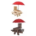 thumbnail image 1 of 2 Pcs Squirrel Feeders Wooden Chipmunk Feeder for Backyard shamjiam Alimentador de ardillas, 1 of 8