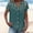 Style17-Green shirts for women, variant on Maqroz Womens V Neck T Shirts Trendy Short Sleeve Button Down Loose Fit Floral Printed Summer Vacation Hawaii Tops Casual Blouses 2026 White XL