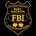 thumbnail image 6 of UGP Campus Apparel Burt Macklin, FBI - Funny Parody TV Show T Shirt - Medium - Black, 6 of 6