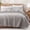 Light Grey, variant on Exclusivo Mezcla Twin Quilt Bedding Set, Stripe Stitching Drak Green Quilts Twin Size for All Seasons, Soft Lightweight Microfiber Bedspreads Coverlets Bed Cover, 68"x88"