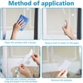 thumbnail image 4 of Anti-Collision Bird Stickers Large Bird Strike Prevention Window Stickers Anti-Bird Stickers on Glass Door Translucent/Dusty Stickers，JUN, 4 of 7