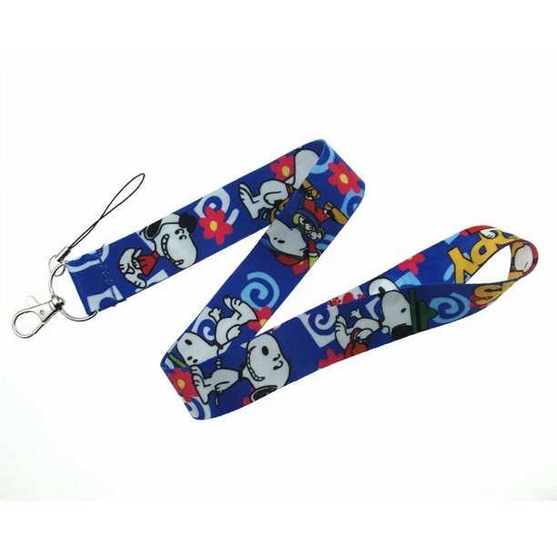 Cordón ajustable para teléfono Snoopy Charlie Brown, cordón para el cuello desmontable, correa con mosquetón, colgante compatible para teléfono móvil