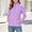 Purple, variant on IUYRTFE Women's Fleece Zip-Up Jacket Stand Collar Long Sleeve Casual Coat with Pockets