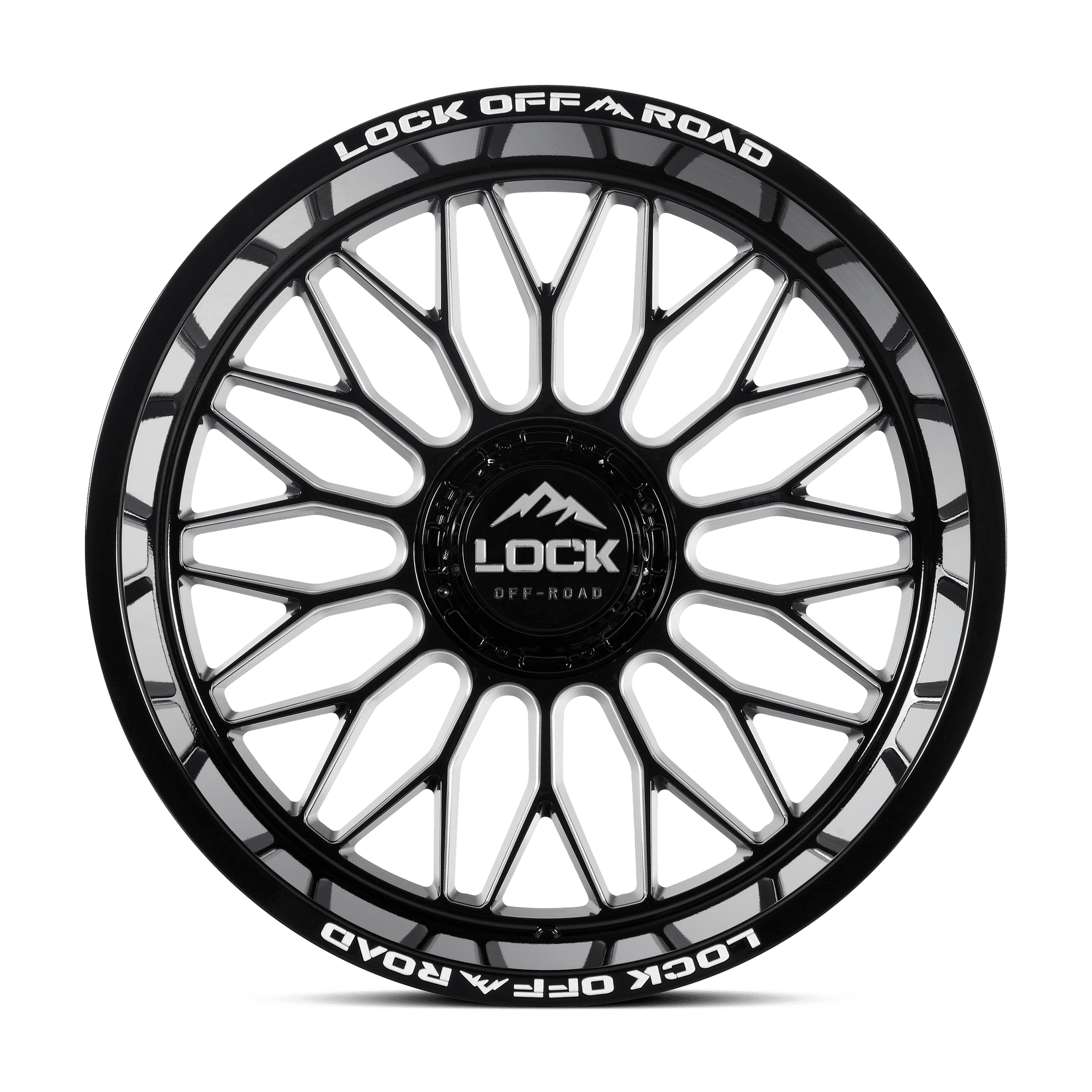 Lock Off-Road Lock Extreme Rampage Gloss Black Milling 9-20