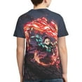 thumbnail image 2 of Demon Slayer Boys Girls T-Shirt 3d Print Graphic Short Sleeve Tee Shirt Tops For Kids Teens, 2 of 7