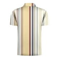 thumbnail image 4 of Men Fashion Tops Summer Blouses & Button-Down Shirts Cotton Mens T Shirts Casual Graphic Summer Clothes for Men 2025 Vacation Cruise Petite Solid Color Tshirts, 4 of 4