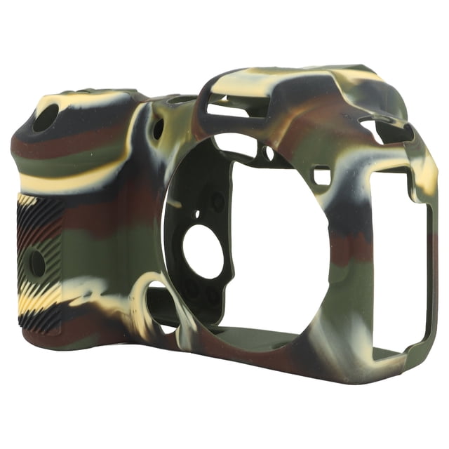 Funda de silicona suave Bling Bling para cámara digital R7 camuflaje