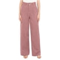 thumbnail image 2 of YOIAVAIOY Corduroy Pants Women Tall Long Straight Leg Pants Ladies High Rise Classic Work Business Casual Trousers Pink M, 2 of 9
