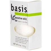 Basis Sensitive Skin Bar 4 oz (Pack of 4)