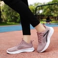 thumbnail image 6 of Willtoo Womens Flying Woven Athletic Sneakers Breathable Mesh Lightweight Running Shoes Lace‑Up Soft Sole Non‑Slip Casual Walking Shoes, 6 of 6