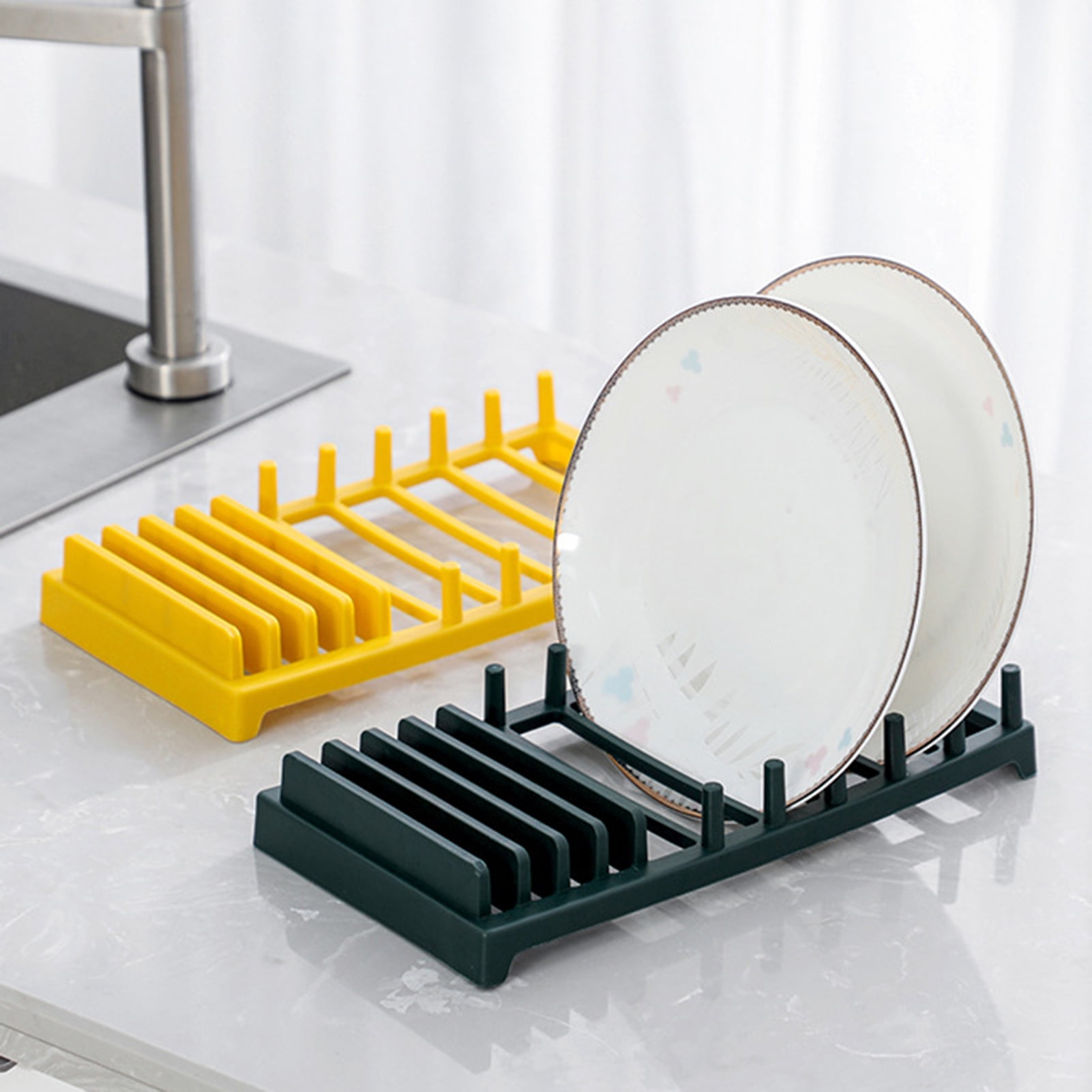 Dream Lifestyle Dish Drain Tray,Large Water Storage Capacity Dish Drain Board, Dish Drying Pad for Kitchen Counter, Coffee Tea Tray, Water Drip Tray ...