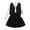 #0323-Black, variant on Cowsor Girls 3 Piece Preppy Outfit 5 to 14 Years Sleeveless Irregular Vest Top Pleated Skirt Set Elegant Long Sleeve Crew Neck Shirt Suit for School