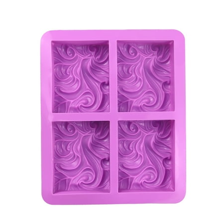 

Shiusina Biscuit Moulds Silicone Mold NonStick Food Grade Silicone Mold For Chocolate Candy Jelly Ice Cubes Dog Treats Mold Purple