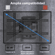thumbnail image 4 of SOPORTE DE TV PARA PANTALLAS DE 40'' A 75'' North Bayou Brazo largo 50 cm NB-P65, 4 of 6