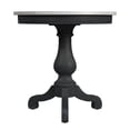 thumbnail image 3 of Butler Specialty Company Danielle Marble 24" Pedestal Side Table - Black, 3 of 6