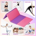 thumbnail image 4 of Folding Gymnastics Tumbling Mat with Carry Handles, Thick Exercise Mat for Yoga/Pilates/Stretching, 4 of 6