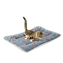 JoyMoreToys Soft Dog Cat Bed Mat with Cute Prints, 16.1x24 Inch Reversible Dog Crate Pad, Cozy Washable Pet Bed Mat