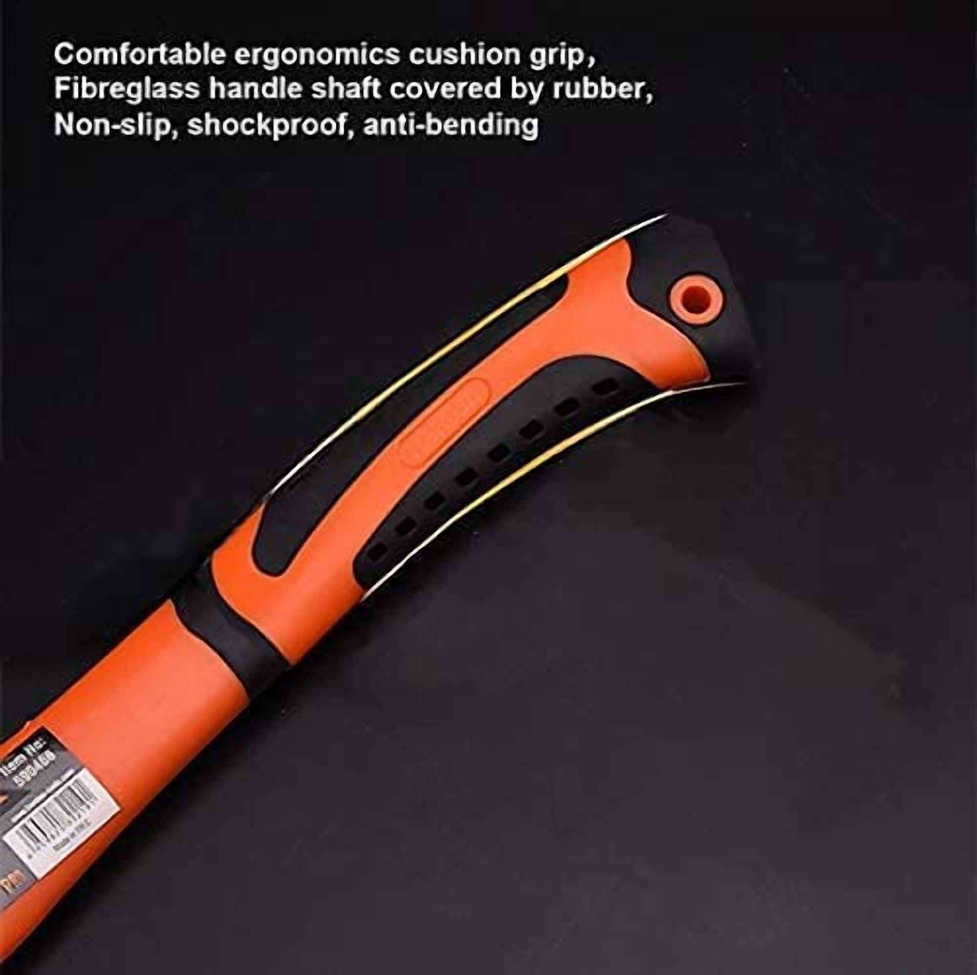 Wood Splitting Maul 17” - 3 lb. Axe and Sledge Combined Forged Steel Head Splits Better Than Camp or Hatchet Kindling Splitter Rubber Sheath