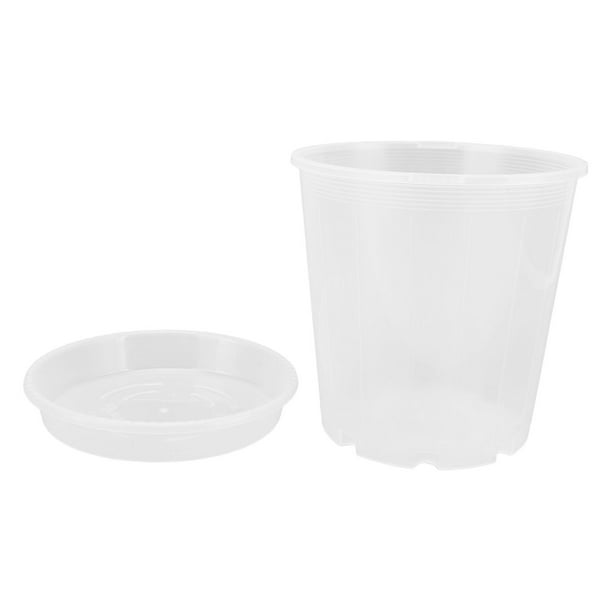 Macetas para Orquídeas, Maceta de PlásStico Resistente a la Intemperie Con Platillo, Deneze Grande, Maceta para Orquídeas resistente a la intemperie,