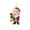 #5, variant on AMARHH Santa Claus Hanging Ornaments, 3D Flat Plastic Christmas Decorative Pendants, Hanging Decor Holiday Party Gifts for Christmas Tree Decor