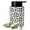 Black Flower, variant on ABCISI Soap Dispenser, Modern Ceramic Soap Dispenser with Fashionable appearance design for Kitchen Bathroom Decor, 12ounce Refillable Liquid Dispenser for Kitchen (Zebra Print)
