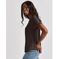 thumbnail image 5 of Hanes Originals Women's Tri-Blend T-Shirt, Relaxed Fit Dark Crimson L, 5 of 5