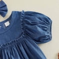 thumbnail image 4 of Baby Girl Clothes Cotton Bubble Romper Floral Bodysuits Infant Outfit Set 6-12 Months 12-24 Months 2t 3t 4t 5t 6t 7t 8t 9t Children 3-6 Months, 4 of 8